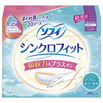 ソフィシンクロフィット特に多い昼用 20ピース