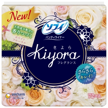 ソフィ Kiyora ホワイトフローラル72枚