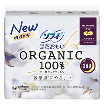 ■　ソフィはだおもいオーガニック特に多い夜３６０　８枚