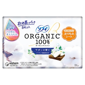ソフィおりものシートオーガニックサボン84枚