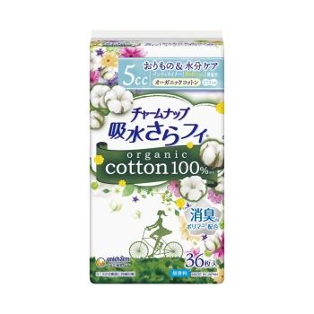 ユニ・チャームチャームナップ吸水さらフィパンティライナーコットン微量用36枚