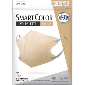超快適マスク　ＳＭＡＲＴ　ＣＯＬＯＲ　ＭｙＰａｌｅｔｔｅ　ふつう　７枚