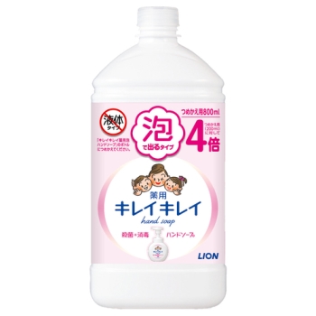キレイキレイ 薬用泡ハンドソープ 詰替用 特大 シトラス 800ml