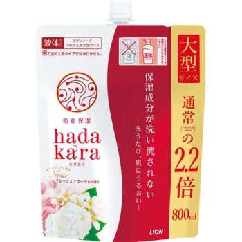 ｈａｄａｋａｒａボディソープＦフローラル詰替大型