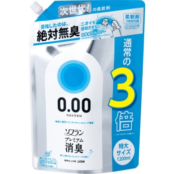 ソフランプレミアム消臭　ウルトラゼロ　詰替特大