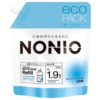 ＮＯＮＩＯマウスＷクリアハーブミント詰替９５０ＭＬ