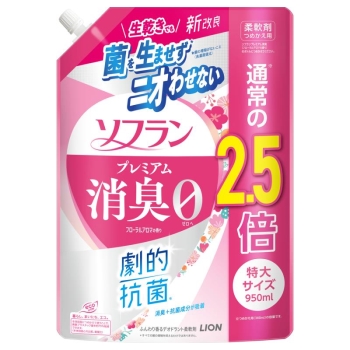 ソフランプレミアム消臭フローラルA替特大950ml