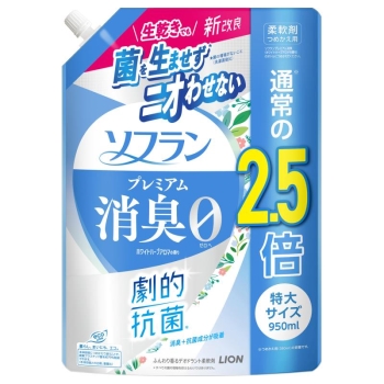 ソフランプレミアム消臭Wハーブ詰替特大950ml