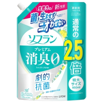 ソフランプレミアム消臭グリーン詰替特大950ml