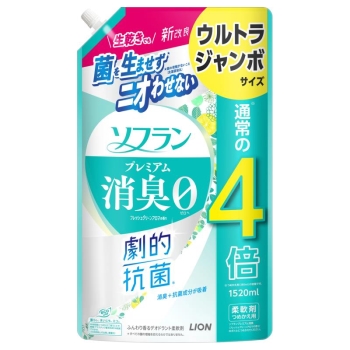 ソフランプレミアム消臭グリーン詰替UJ1520ml