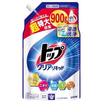 □ トップクリアリキッド 詰替超特大 900G: ヘルス