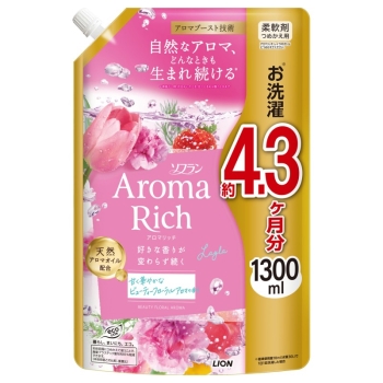 ソフランアロマリッチレイラ　詰替え用　ウルトラジャンボ　１３００ｍｌ