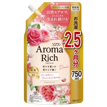 ソフランアロマリッチダイアナ　詰替え用　特大　７５０ｍｌ