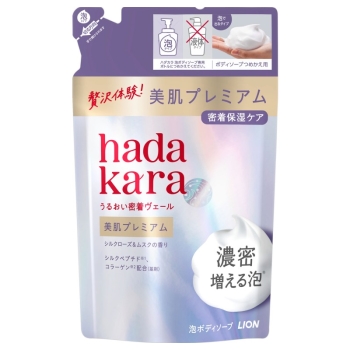 ハダカラ美肌プレミアムモイストＢＳ泡詰替３６０ＭＬ