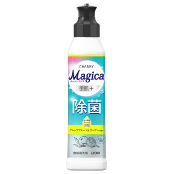 ■　ライオン　チャーミー　マジカ　手肌＋　除菌　グレープフルーツ＆ガーデンの香り　本体　２２０ｍｌ