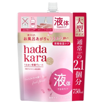 ハダカラモイストＢＳ液フローラル詰替大　７５０ＭＬ