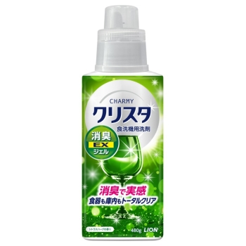 ■　チャーミー　食洗機用洗剤　クリスタ　消臭ＥＸジェル　シトラスハーブの香り　本体　４８０ｇ