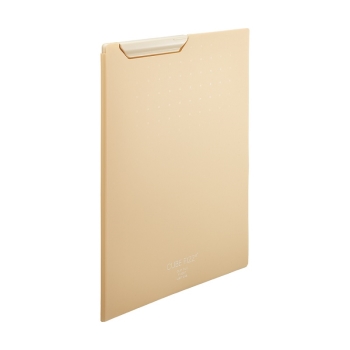 リヒトラブ　ＣＵＢＥ　ＦＩＺＺクリップファイルＦ－６０６７　Ａ４ベージュ