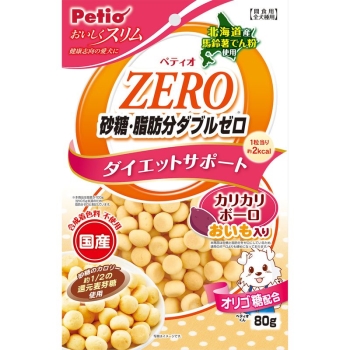 おいしくスリム　砂糖・脂肪分ダブルゼロ　カリカリボーロ　おいも入り　８０ｇ