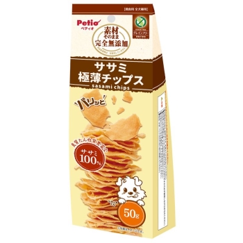 素材そのまま　完全無添加　ササミ　パリッと　極薄チップス　５０ｇ