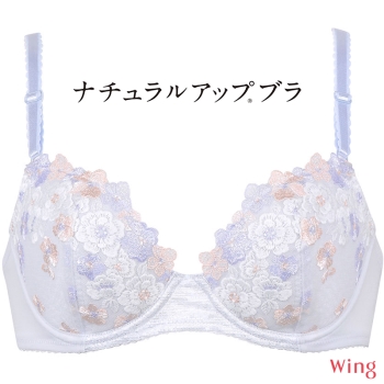 ナチュラルアップブラ　ふんわりまるみメイク　３／４カップブラ