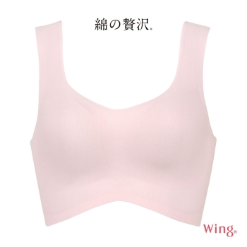 綿の贅沢ハーフトップ 　機能性のある綿混素材