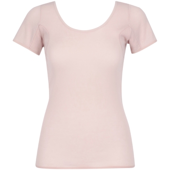 綿100％の快適インナー　３分袖（汗取り付き)「 ひびきにくいタイプ」