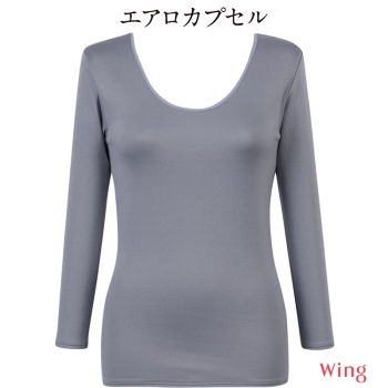 エアロカプセル（Ｒ）　トップス（８分袖）