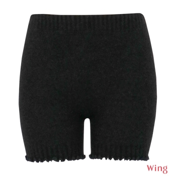 あったか毛パン　１分丈　マシュマロのようなふんわりタッチ