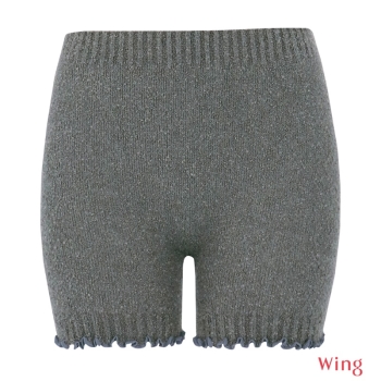 あったか毛パン　１分丈　マシュマロのようなふんわりタッチ