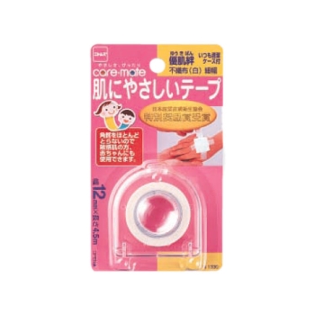 優肌絆　肌にやさしいテープ不織布（白）細　１２ｍｍ×４．５ｍ