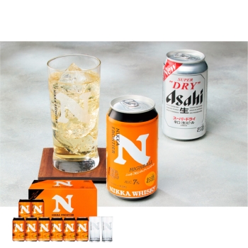 【お歳暮】アサヒビール　ニッカフロンティアハイボール・タンブラ付きセット ＦＨ－ＰＴ