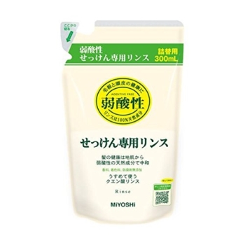 無添加せっけん　専用リンス　リフィル　３００ｍｌ