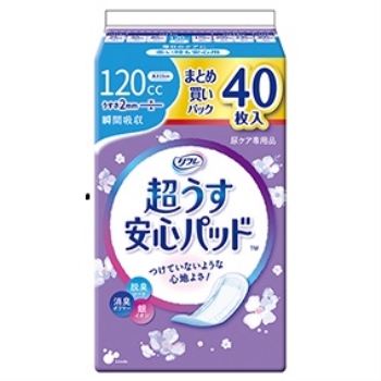 リフレ　超うす安心パッド　まとめ買い　１２０ｃｃ　４０枚