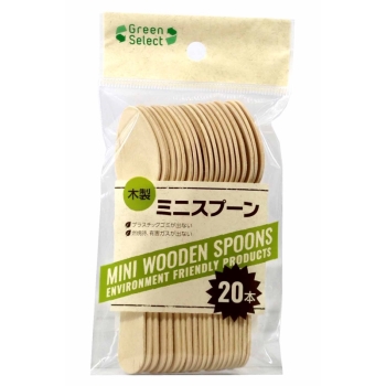 木製ミニスプーン２０本