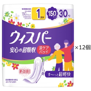 Ｐ＆Ｇジャパン　ウィスパー　安心吸収　１５０ｃｃ　３０枚　４０８１３１