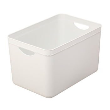 やわらか収納ケース　レギュラー深　ホワイト