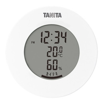 タニタ温湿度計　ホワイト