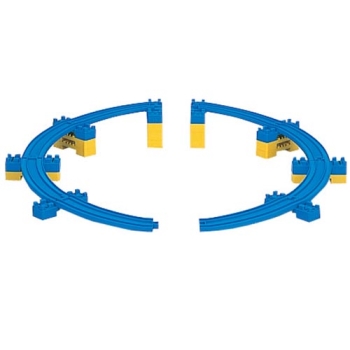 タカラトミー　プラレール　坂曲線レール　Ｒ１８