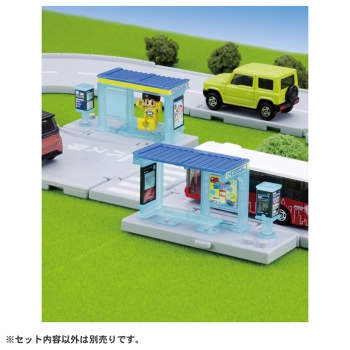 トミカタウン バス停(乗客付き)