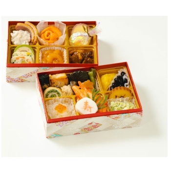 やわらかおせち料理二段重