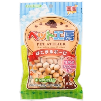 ペット工房　ぽこまるボーロ　乳酸菌１２５０億個入り５０ｇ