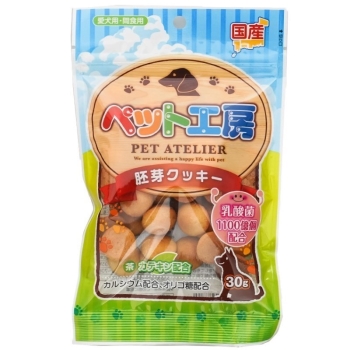 ペット工房　胚芽クッキー　乳酸菌１１００億個入り３０ｇ