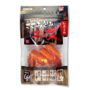 納得素材　ささみ包みチーズ　６０ｇ