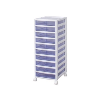 アイリスオーヤマ スーパークリアチェストSCE-S1000ホワイト/クリアブルー