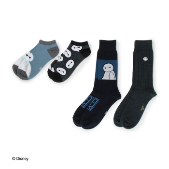 【福袋】ベイマックス　メンズ　ソックス　４足入り