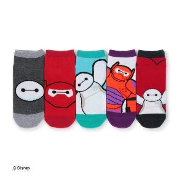 【福袋】ベイマックス　レディース　アンクル丈ソックス　５足入り