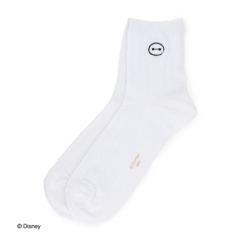 ベイマックス　刺繍　ショート丈ソックス