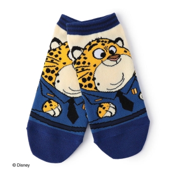 レディース　ズートピアキャラクター　ショート丈ソックス