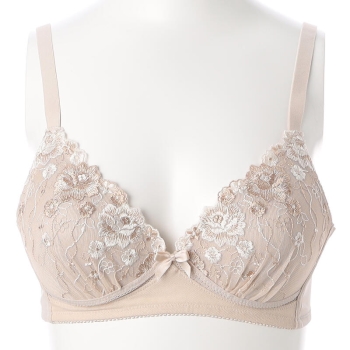 Ｇｒａｃｅｆｕｌ Ｄａｙｓ　下厚モールドカップ・肩ひも柔らか・脇フリーカット　ノンワイヤーブラジャー